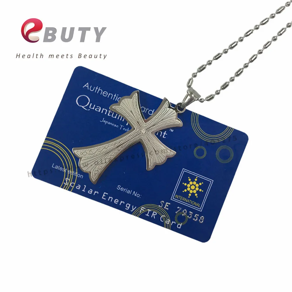 Подвеска из нержавеющей стали для мужчин Модный кулон с германиевым FIR шариком