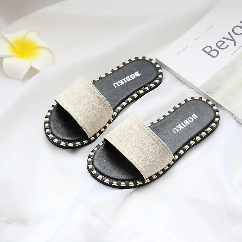 Mumoresip Children's Sandals Big Girls Slippers Beach Slides For Kids &amp Moms Family Matching Anti-skid Open Toe Fashion Soft New |