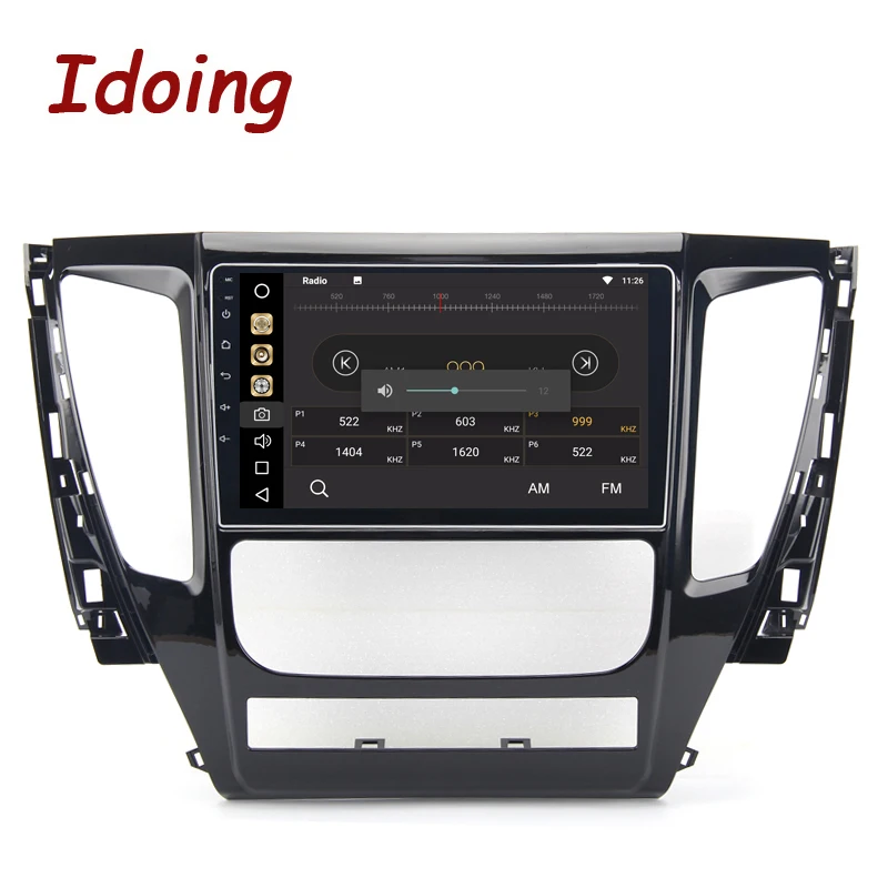 Idoing 1Din 9 &quotAndroid 8 0/7 1 автомобильный мультимедийный плеер руль для Mitsubishi Pajero 2017 Core