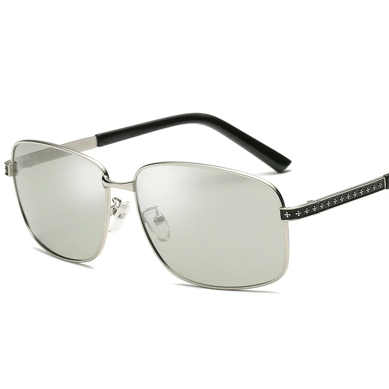 

Мужские брендовые дизайнерские модные солнцезащитные очки-хамелеоны Мужские поляризационные очки-авиаторы фотохромные антибликовые очки...