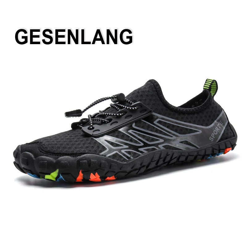 

Men Women Summer Beach Water Shoes Big Size Swimming Five Fingers Shoes Sneakers Quick-Drying Walking Fishing Outdoor Aqua Shoes