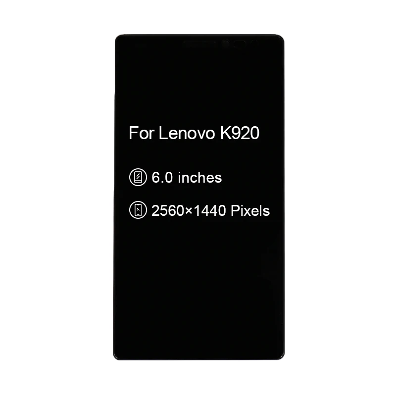 Для Lenovo Vibe Z2 Pro K920 LCD сенсорный экран дигитайзер с рамкой для дисплей сборка Ремонт