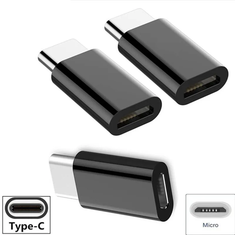 Переходник с Micro USB на Type C для зарядного устройства galaxy S9 S8 A8 2018 A80 A70 A60 A50 Axon 7 9 10 pro