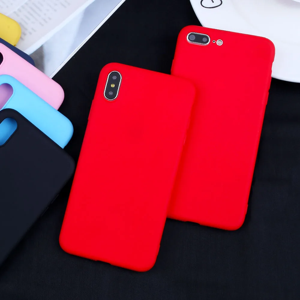 ТПУ чехол для iPhone X Xs Max Чехлы красочные конфеты 7 6 S 8 плюс Xr XS 5 SE 5S Fundas Силиконовые