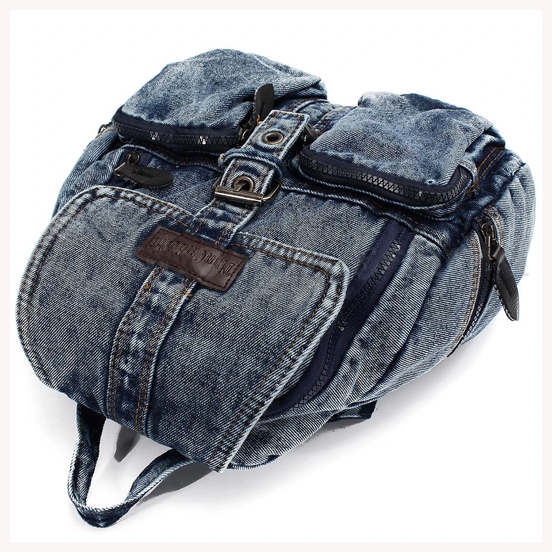 Женский джинсовый рюкзак для девочек дорожная сумка через плечо |