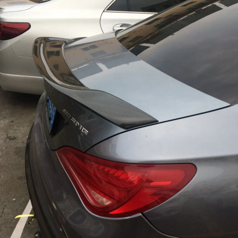 Для Mercedes cla спойлер CLA45 W117 C117 углеродного волокна задний багажник крылья спойлер cla 200 250 260 Renntech 2013-UP
