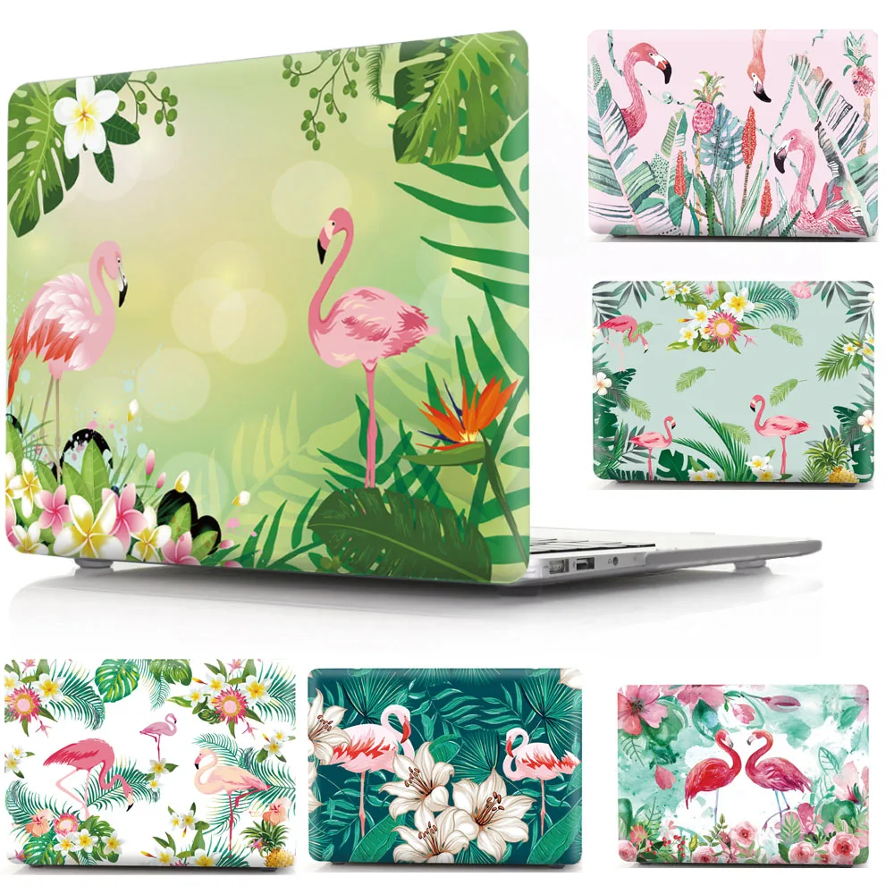 Жесткий чехол с фламинго для Apple Mac Book Air 13 Модный женский мужской защитный Macbook Pro 12