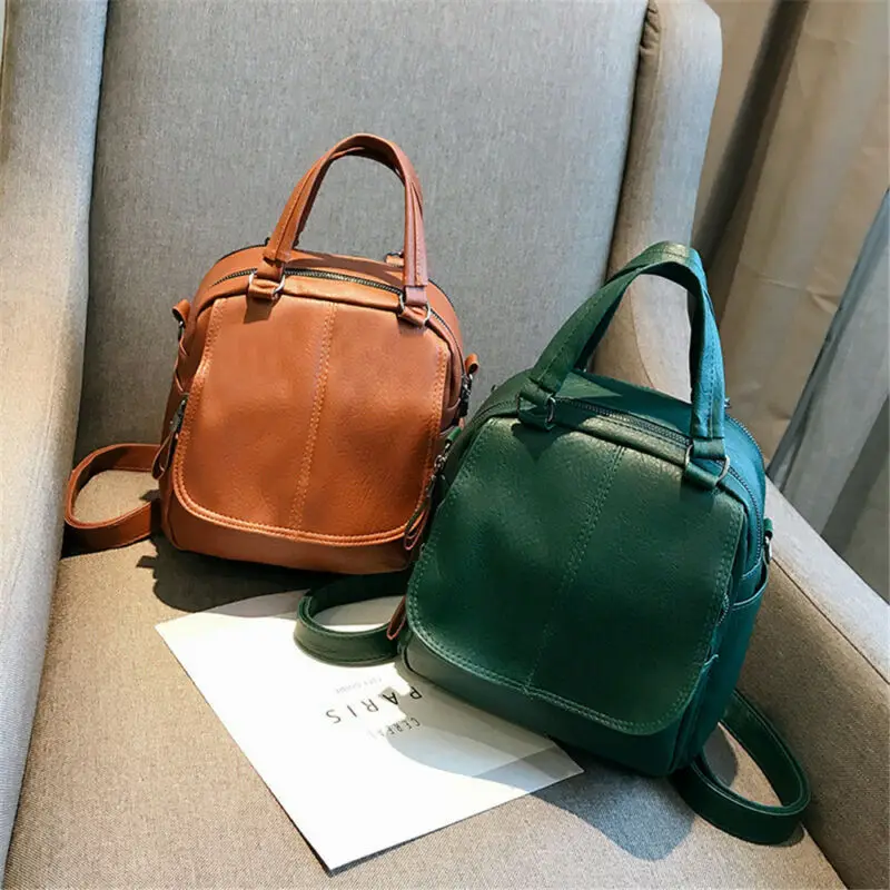 2019 Новинка Лидер продаж Модные женские Для женщин Однотонные Рюкзак из