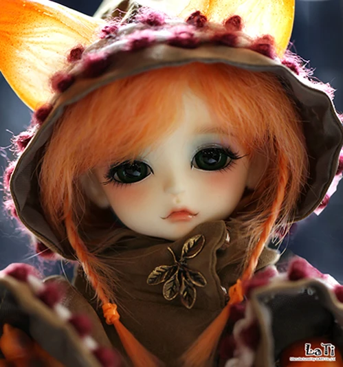 Бесплатный макияж и глаза! Одежда высшего качества 1/8 BJD 16 см кукла с леопардовым