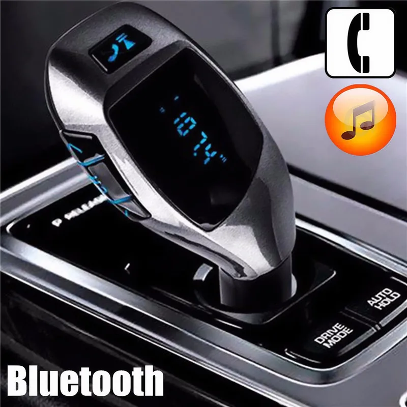 DOITOP беспроводной Bluetooth адаптер MP3 плеер fm передатчик радио LCD SD X5 USB зарядное