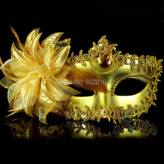 Классический Алмазный Перо Хэллоуин маска уникальный декоративные маскарад 10
