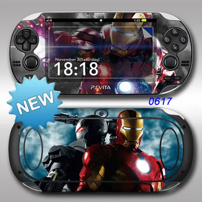 Передняя и задняя защитная psv1000 кожи Стикеры чехол для Sony PS Vita 1000 One Piece/Doraemon Наклейка виниловая кожа стикеры протектор - Цвет: 0617 PSV1000 Sticker