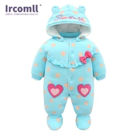 high quality baby rompers winter babys boys outerwear girls warm clothes cartoon cotton kids jumpsuit bebe newborn clothing