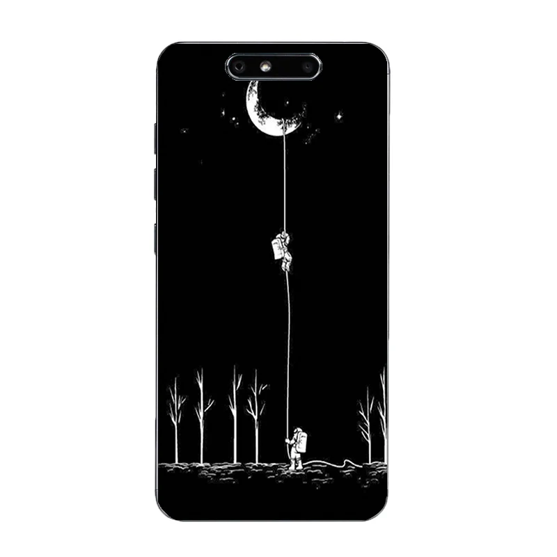 DIY Phone Case For ZTE Axon 7 Mini A2017 Shell Nubia Z11 MAX Cover Z9 Soft TPU Spacewalk Printing Coque |