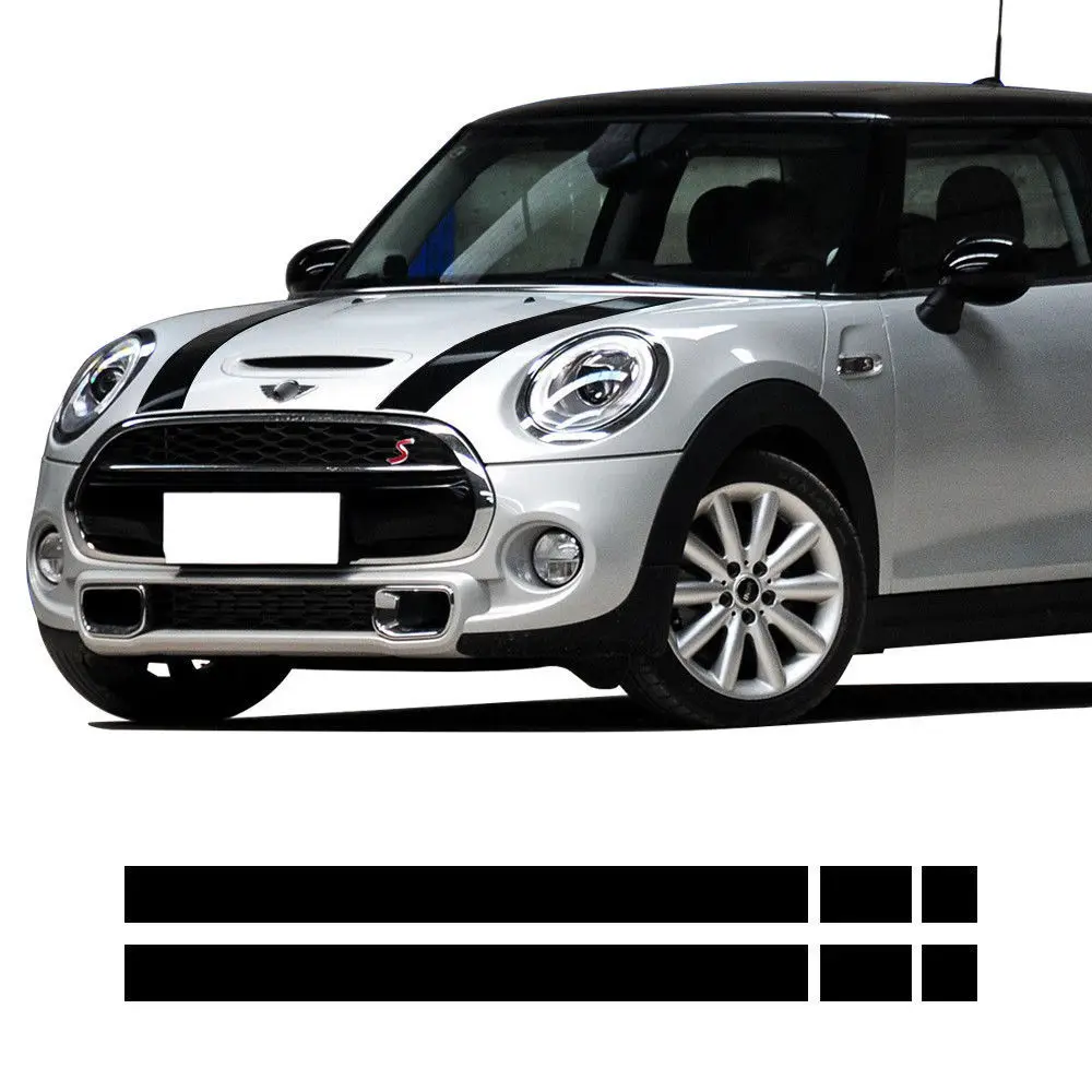 Набор стикеров в полоску Виниловая наклейка для Mini Cooper F55 F56 наклейки багажника
