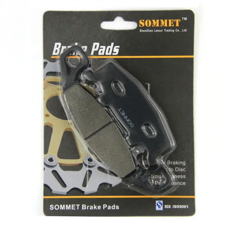 SOMMET мотоциклетные задние тормозные колодки диск 1 пара для Kawasaki ZZR 600 (ZX D1/D2/D3) ZX6 (90