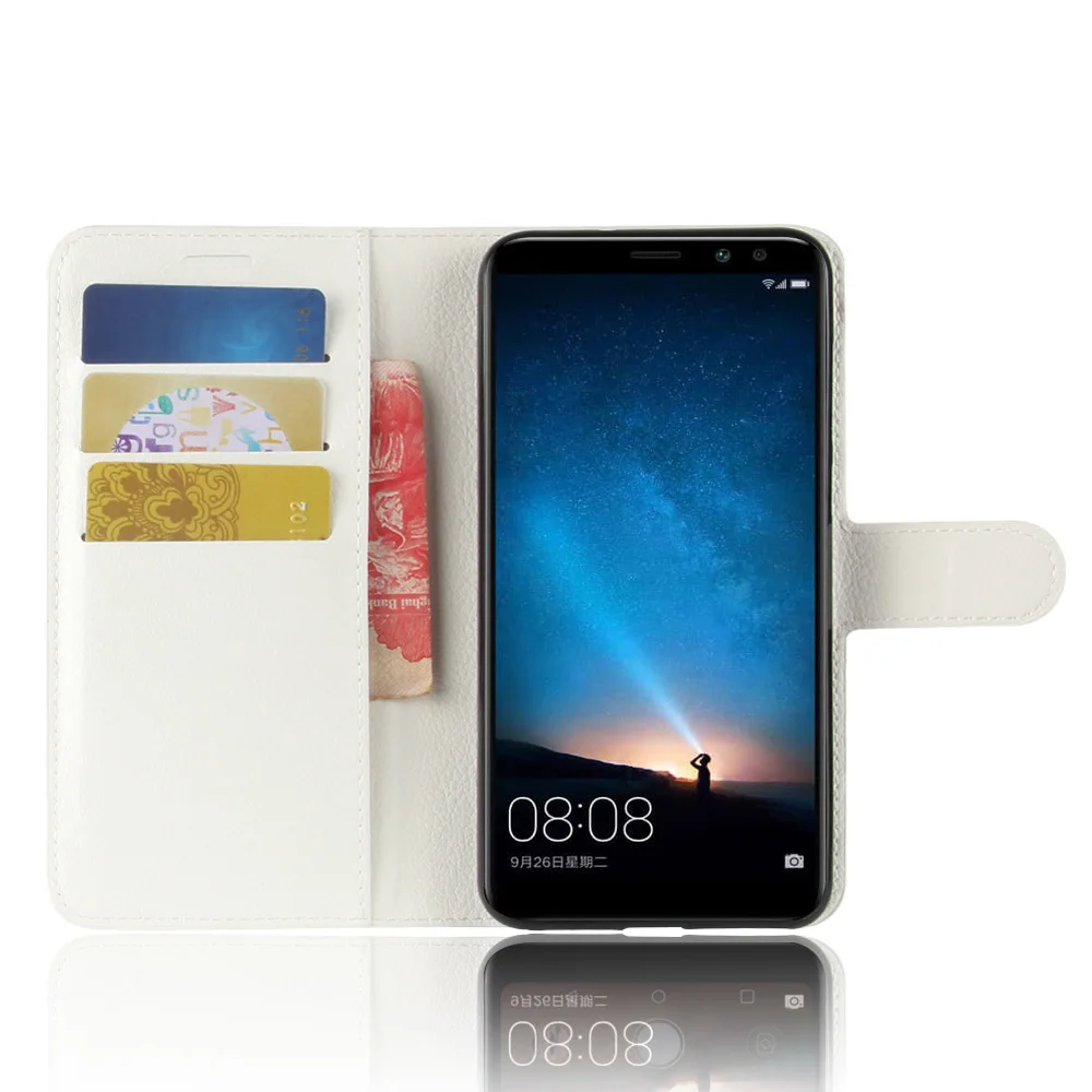 Роскошный кошелек пу кожа силикон задняя крышка для huawei Nova 2i чехол 5 9 дюймовый