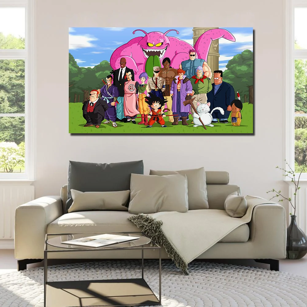 Драконий жемчуг Z постер холст ткань печать настенные художественные фотографии