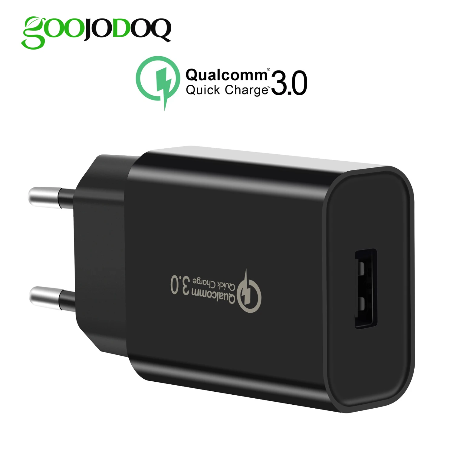 Быстрая зарядка QC3.0 18 Вт универсальная штепсельная вилка EU/US USB портативный