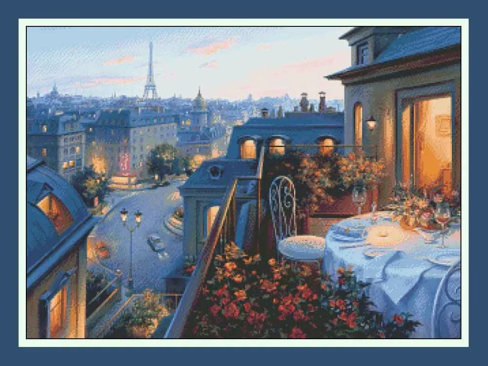 Вышивка крестиком рукоделие без печати 14CT|cross stitch kits|diy dmcstitching kit cross |