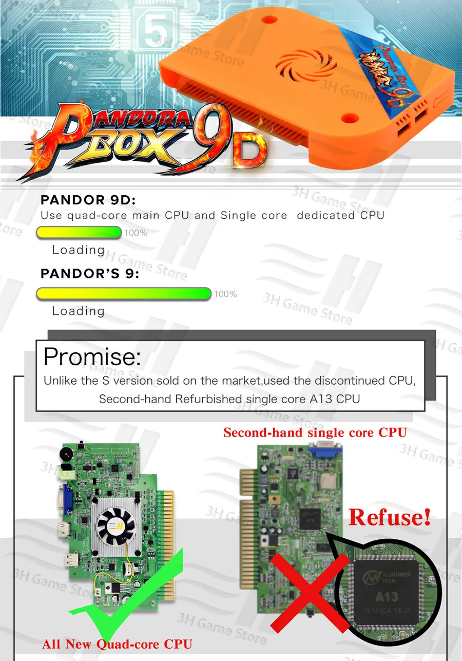 Pandora Box 9d 2226 в 1 аркадная игра jamma board hdmi vga для аркадной машины консоль шкафа Pandora's Box 5S 6s 7s 8s 10 pacman