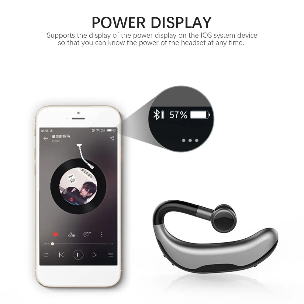 Новые F600 беспроводные Bluetooth наушники одна стерео гарнитура бизнес с микрофоном