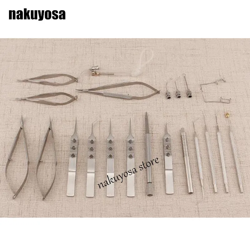 21 шт. набор инструментов для хирургических операций в области глаз|tool tool|tool