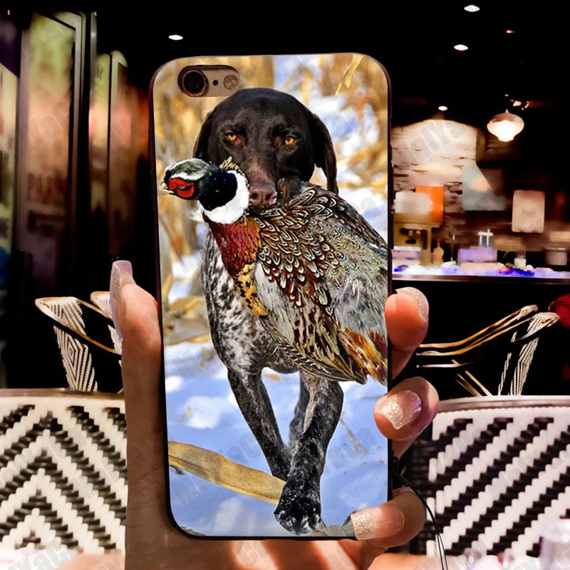 Охотничьих собак Искусство животных чехол для телефона с изображением забавных