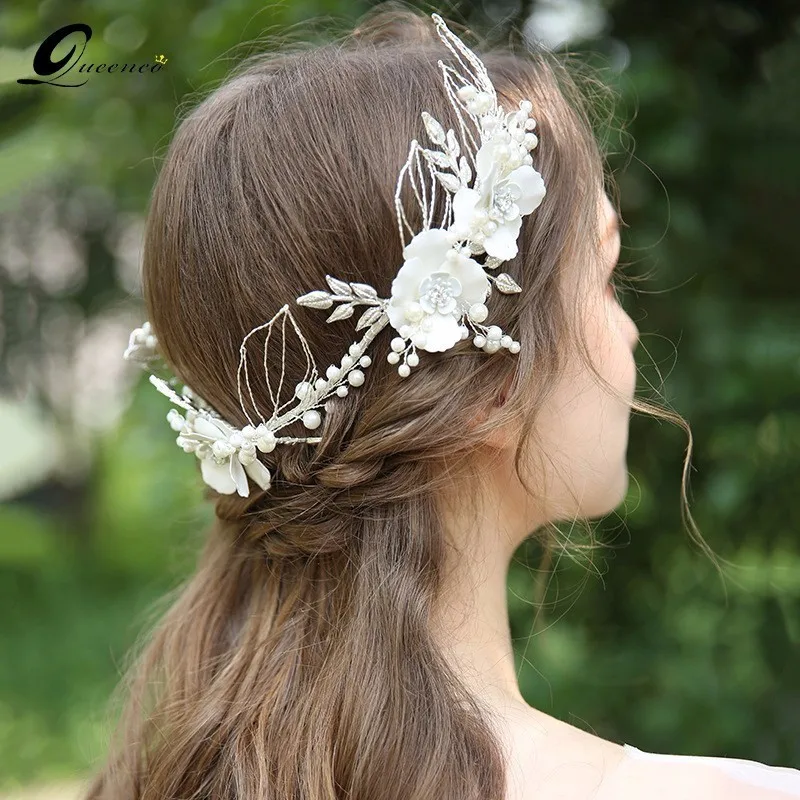 

Luxury Tiara Alloy Flower Hairband Crysal Wedding Tiaras Headband Women Headpiece Bridal Hair Accessories Crown