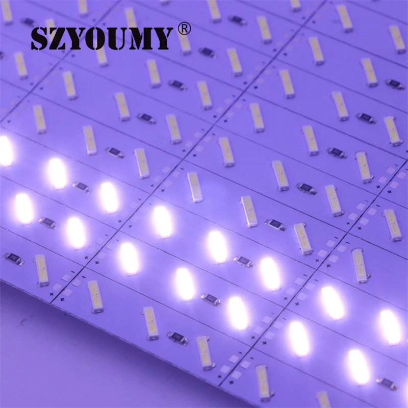 

SZYOUMY SMD 8520 Rigid Led Imported Chip Super Bright Hard Rigid Bar Light DC 12V 100CM 72 Led Decoration Lights