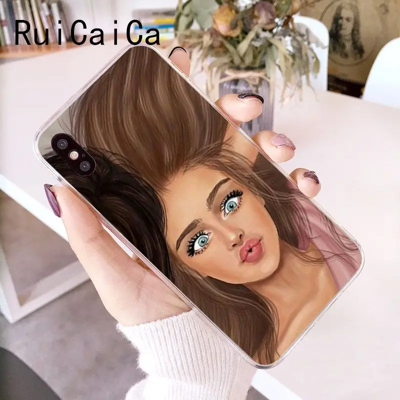 Чехол для телефона RuiCaiCa best friend forever lovers мягкий резиновый чехол из ТПУ iPhone 8 7 6 6S Plus X