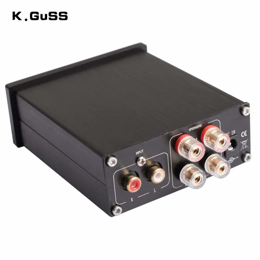 K. GUSS GU100 мини HiFi Класс D аудио цифровой усилитель мощности tpa3116d2 TPA3116 расширенный