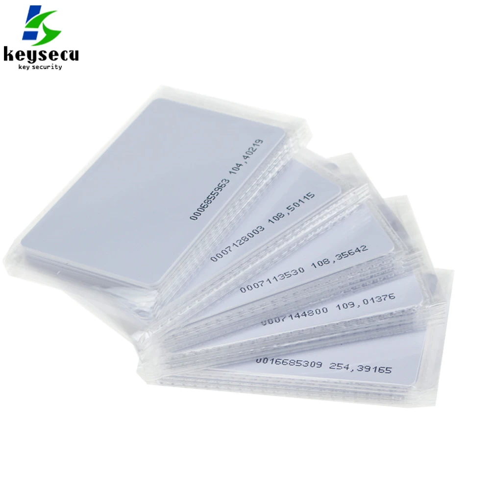 100 шт. низкая стоимость rfid-карты близость смарт-карты RFID 125 кГц TK4100 EM ID Card EM4100 ISO