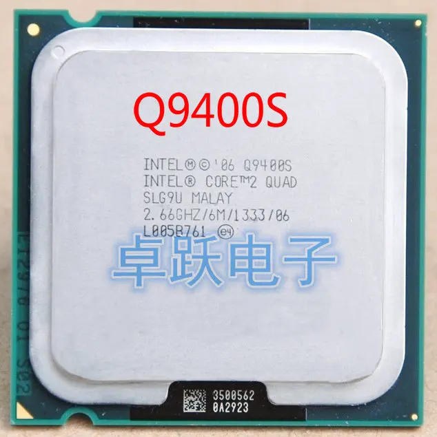 Процессор Intel Core 2 Quad Q9400S для настольных ПК/процессор/розетка 775/45 нм/65 Вт/FSB 1333/ R0