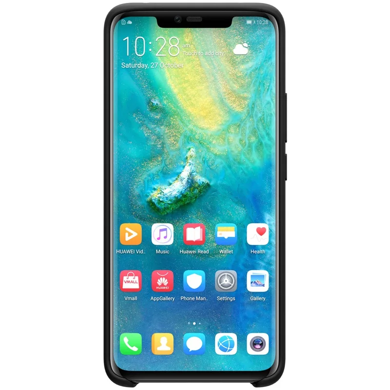 Жидкий силиконовый чехол для Huawei mate 20 pro Оригинальный Nillkin flex из чистого силикона