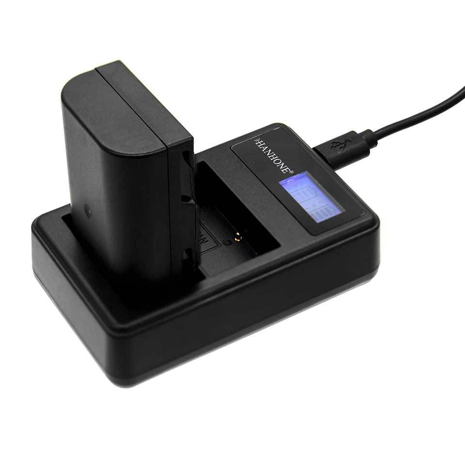 3 шт. 2300 мАч Φ BLF19 BLF19E BLF19PP аккумулятор + светодиодное двойное зарядное устройство