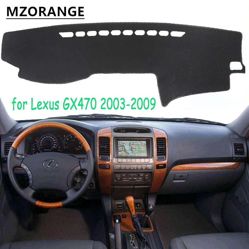 Для Lexus GX470 крышка приборной панели Солнцезащитная крышка 2003-2009 приборная панель коврик для Toyota Land Cruiser Prado J120 2003-2009