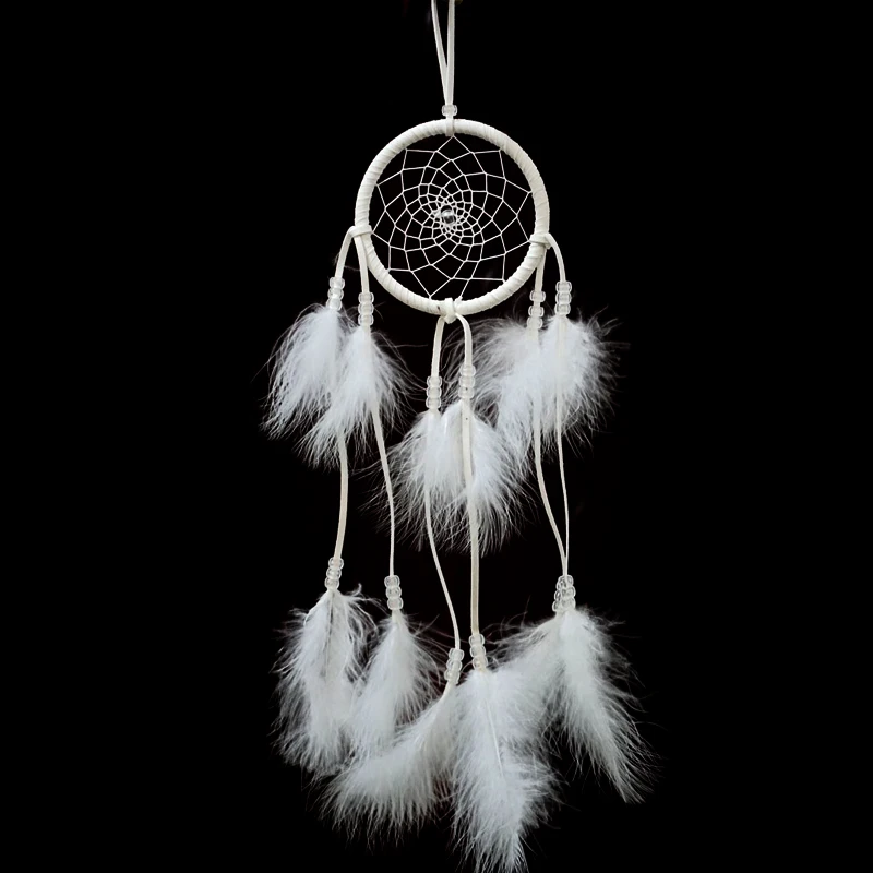 

Hot sale 55cm Handmade Indian Dream Catcher Net with Feathers Wind Chimes Wall Hanging Dreamcatcher Craft Gift Home Decoration