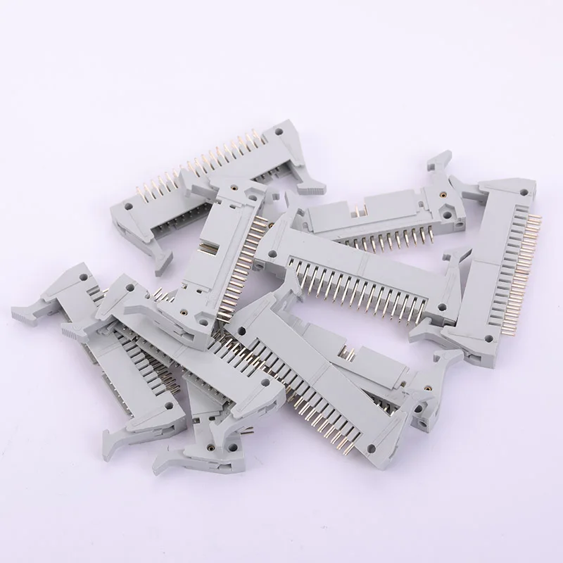 4 Specifications Durable Hook Speaker Socket Connector Test Spacing About 2.54mm High Quality Straight Plug Gray | Обустройство дома