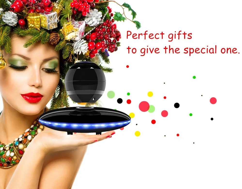 2017 New LED Bluetooth Speaker Wireless Portable Magnetic Levitation | Электроника