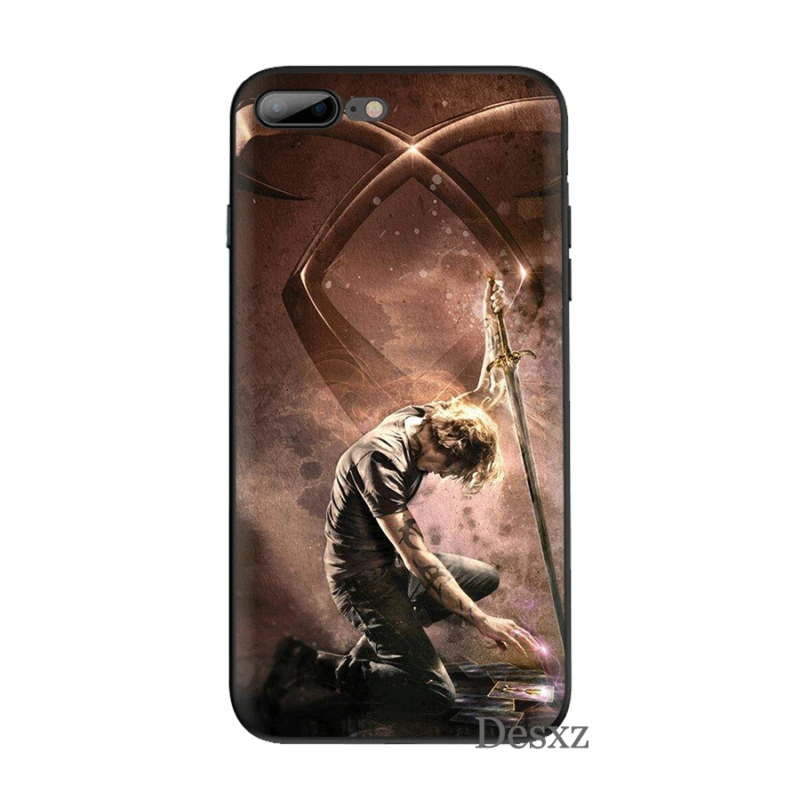 Black Soft Tpu Case American Tv Series Shadowhunters Cover For iPhone 11 Pro 5 5s SE 6 6s 7 8 Plus X XS XR Max Shell | Мобильные
