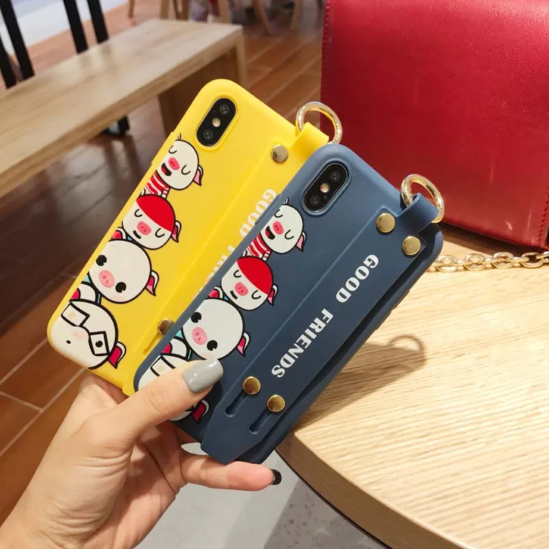 New Fashion Lovely pig spire lamella Soft Silicon Case For iPhone6 6s Plus 7 7Plus 8 8Plus Cover Coque iPhone X XR XS XSMAX |