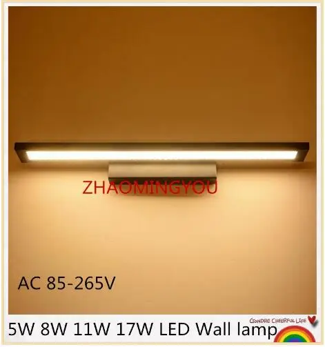 Вы LED настенный светильник минимализм зеркало передний свет настенные лампы для