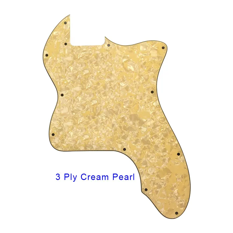 4Ply Cream Pearl Pleroo гитарные части-для США FD DIY классическая серия '72 thinline Tele Telecaster гитара накладка пустой царапины пластины - Цвет: 4Ply Cream Pearl