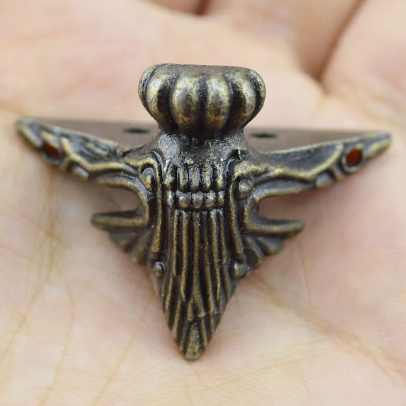 4X Античная латунная Подарочная коробка для ювелирных изделий из сплава цинка