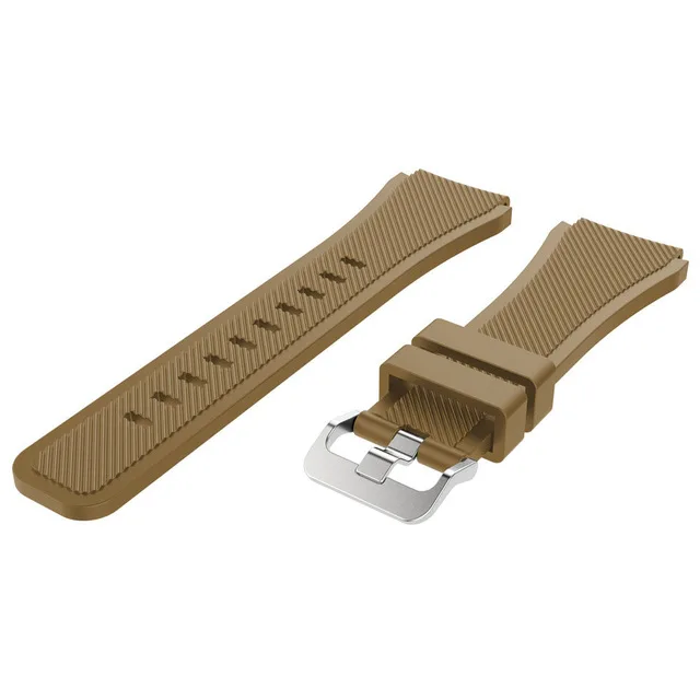 Walnut brown Сменный ремешок для часов HERO IAND модный силиконовый сменный ремешок для смарт-часов для huawei Magic/Watch GT/Ticwatch Pro - Цвет: Walnut brown