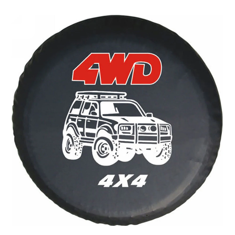 Кожаный чехол из ПВХ для запасных шин защитный Jeep Hummer Land Rover Ford Ecosport Skoda Yeti 14 15 16 17