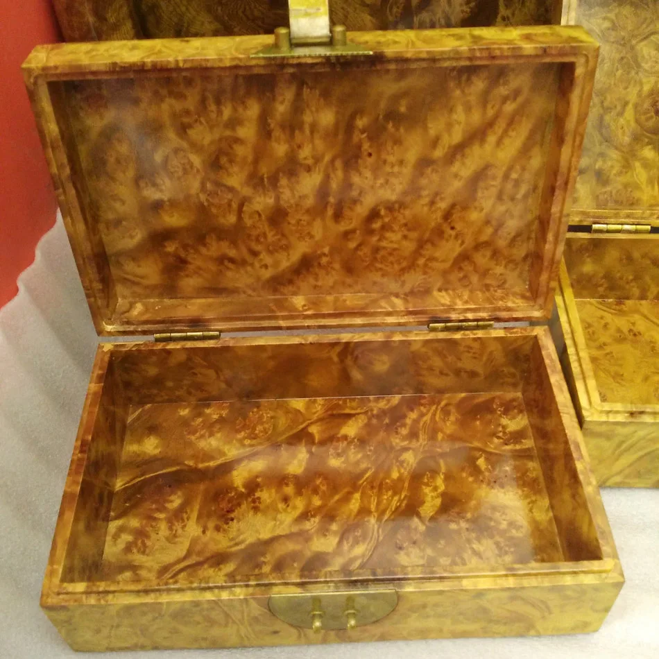 Парная бирманская Золотая камфорная древесина для хранения ювелирных изделий