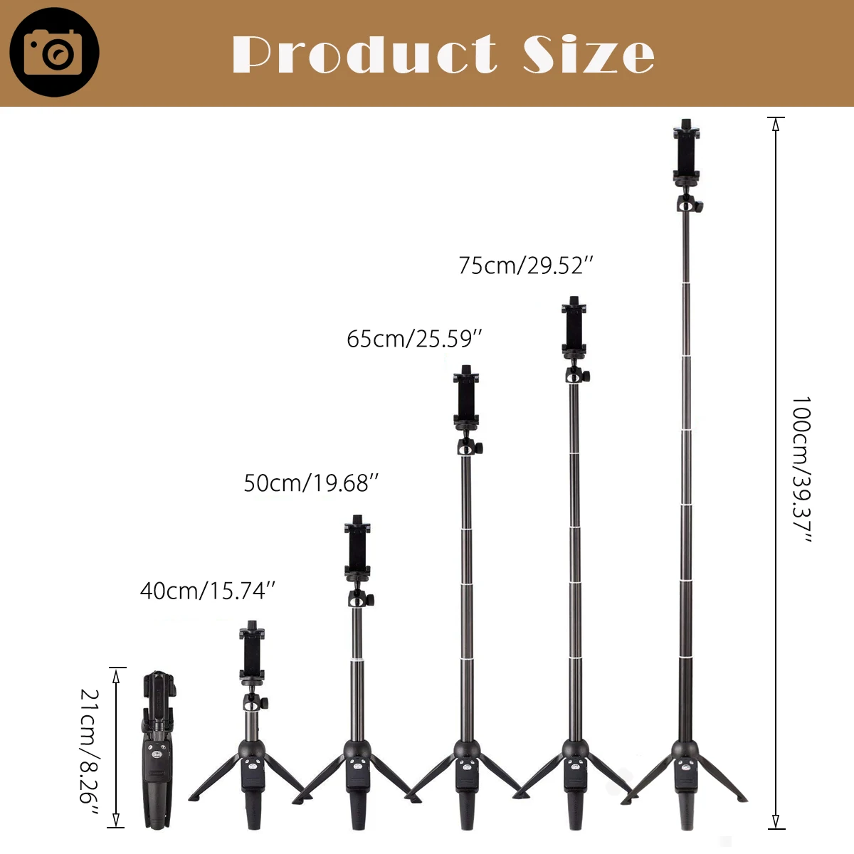 40 &quotРучной bluetooth селфи палка Штатив для GoPro 3 в 1 Выдвижной SLR Спортивная экшн