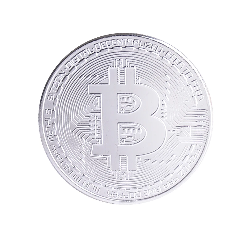 Домашнее украшение ремесла не валютные Позолоченные Монеты монета BTC Биткоин
